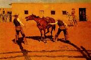Frederick Remington His First Lesson Spain oil painting reproduction